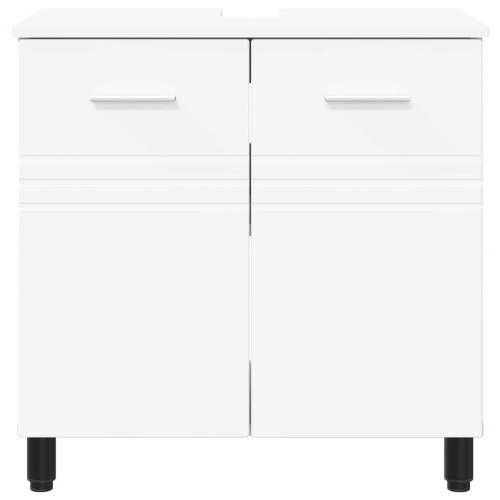 Badeværelse Vaskeskab Hvid 60 x 35 x 60 cm Konstrueret træ