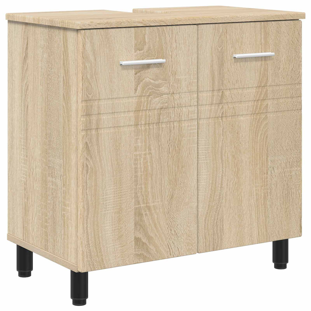 Badeværelse Vaskeskab Sonoma-eg 60 x 35 x 60 cm Konstrueret træ