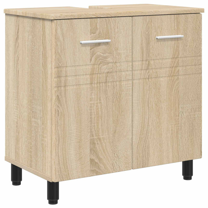 Badeværelse Vaskeskab Sonoma-eg 60 x 35 x 60 cm Konstrueret træ