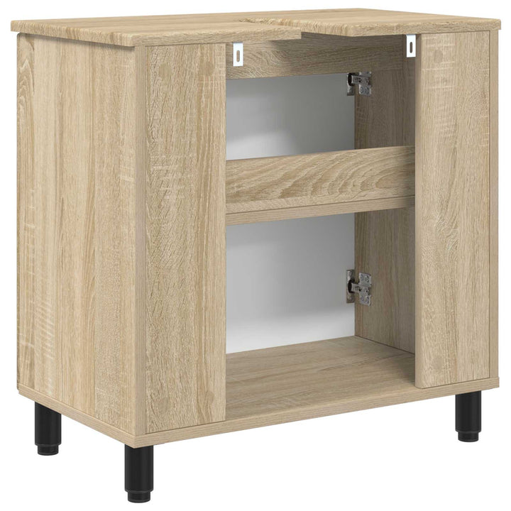 Badeværelse Vaskeskab Sonoma-eg 60 x 35 x 60 cm Konstrueret træ