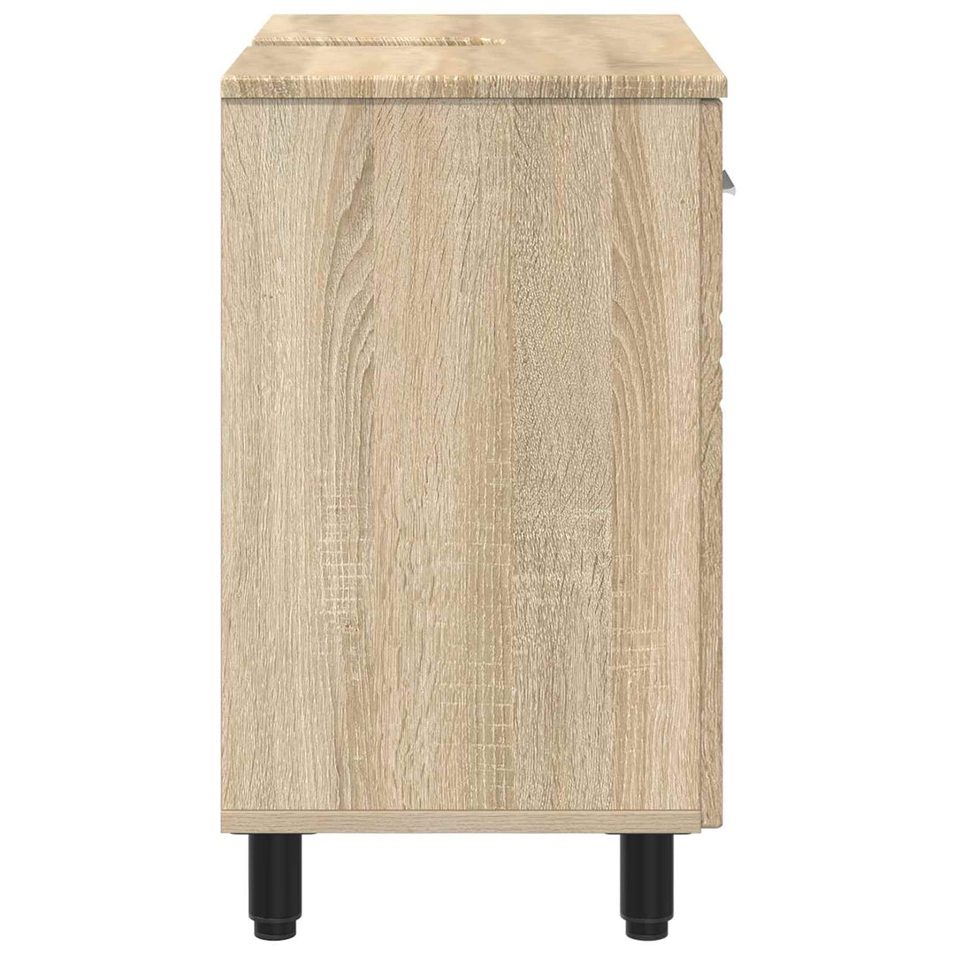Badeværelse Vaskeskab Sonoma-eg 60 x 35 x 60 cm Konstrueret træ