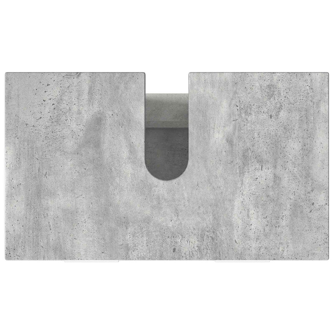 Badeværelse Vaskeskab Betongrå 60 x 35 x 60 cm Konstrueret træ