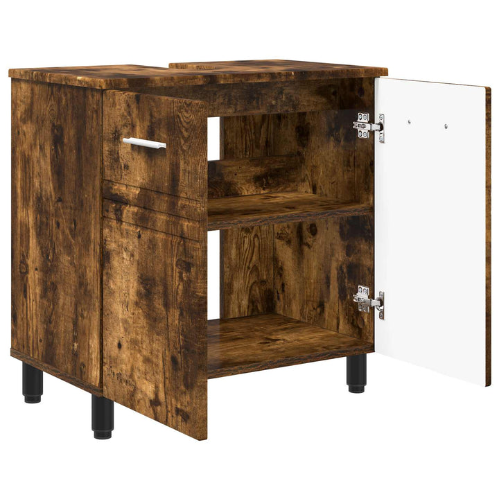 Badeværelse Vaskeskab Røget eg 60 x 35 x 60 cm Konstrueret træ