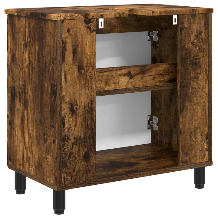 Badeværelse Vaskeskab Røget eg 60 x 35 x 60 cm Konstrueret træ