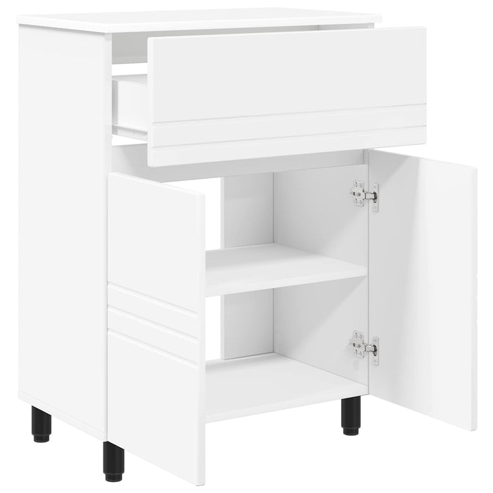 Badeværelse Vaskeskab Hvid 60 x 35 x 80 cm Konstrueret træ