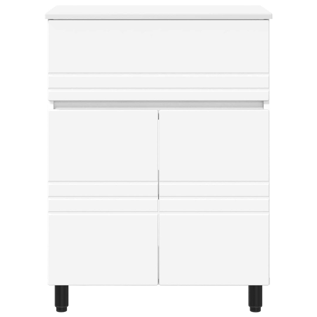 Badeværelse Vaskeskab Hvid 60 x 35 x 80 cm Konstrueret træ