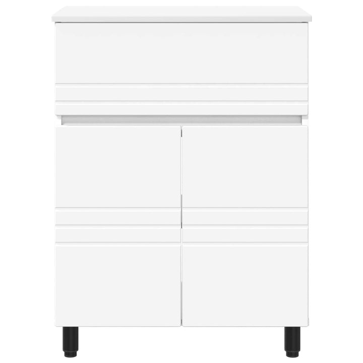 Badeværelse Vaskeskab Hvid 60 x 35 x 80 cm Konstrueret træ