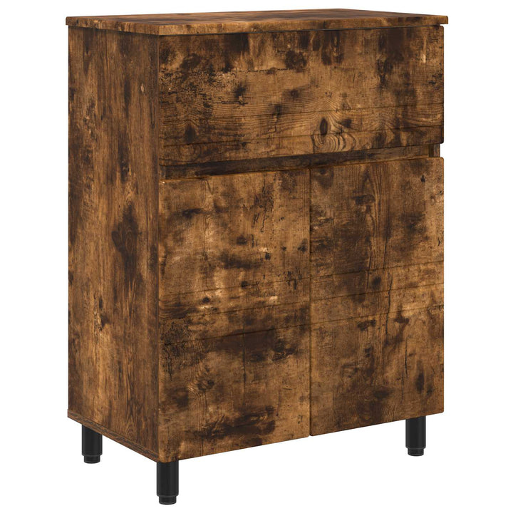 Badeværelse Vaskeskab Røget eg 60 x 35 x 80 cm Konstrueret træ