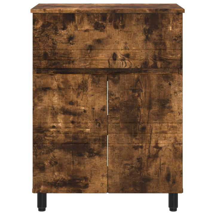 Badeværelse Vaskeskab Røget eg 60 x 35 x 80 cm Konstrueret træ