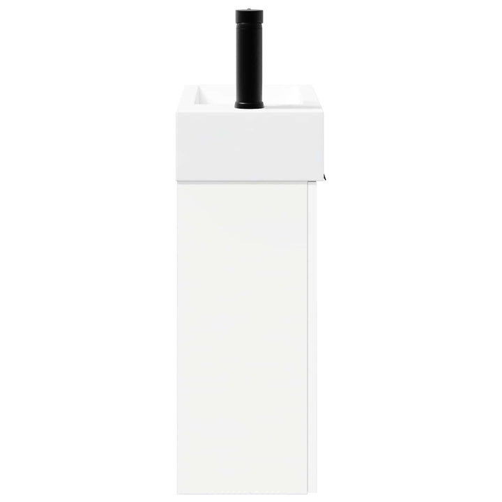 Badeværelses Vanity-enhed med Armatur Hvid 45,5 x 22,5 x 84 cm