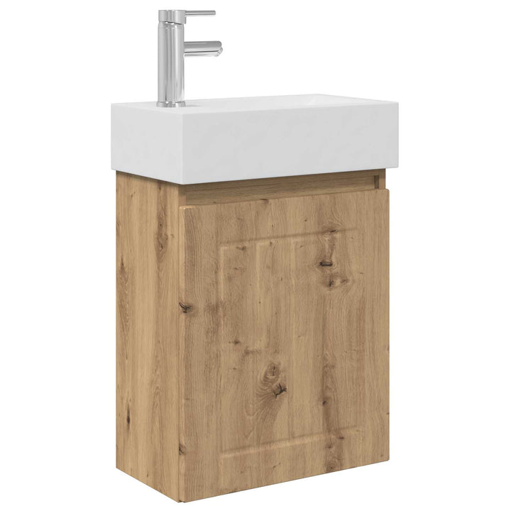 Badeværelses Vanity-enhed med Armatur Artisan-eg