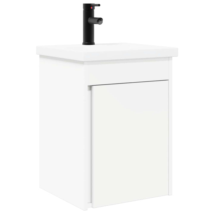 Badeværelses Vanity-enhed med Armatur Hvid 42 x 40 x 74,5 cm