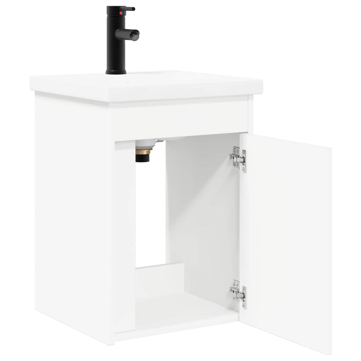 Badeværelses Vanity-enhed med Armatur Hvid 42 x 40 x 74,5 cm