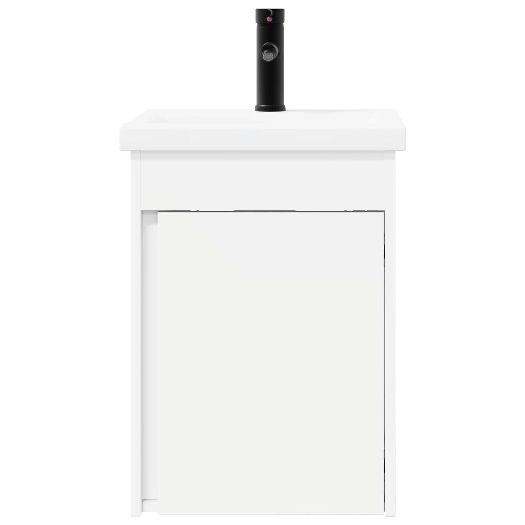 Badeværelses Vanity-enhed med Armatur Hvid 42 x 40 x 74,5 cm