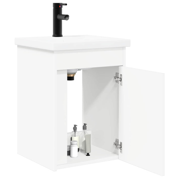 Badeværelses Vanity-enhed med Armatur Hvid 42 x 40 x 74,5 cm