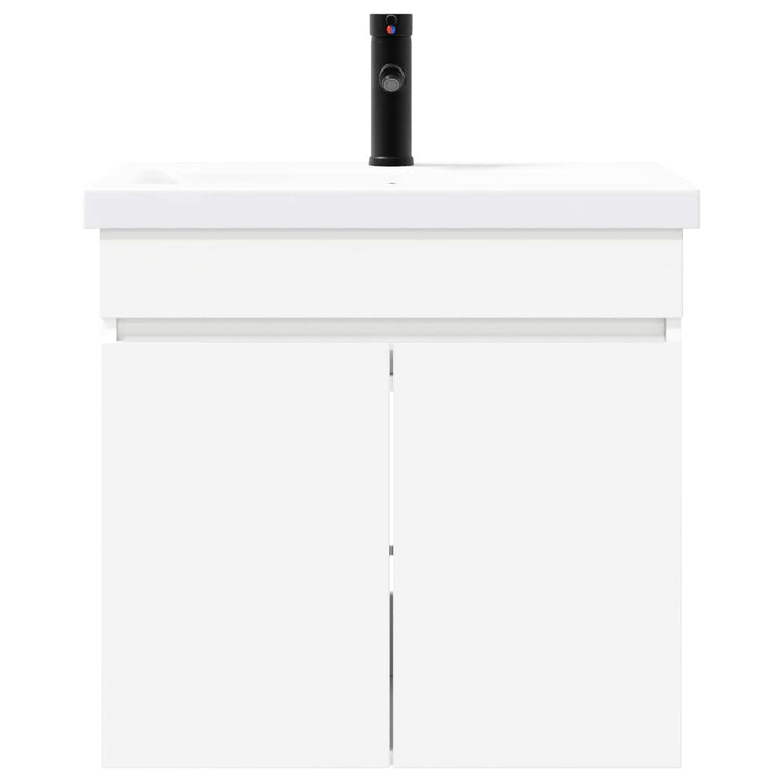 Badeværelses Vanity-enhed med Armatur Hvid 61 x 40 x 74,5 cm