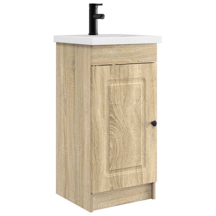 Badeværelsesvask med vask Sonoma-eg 42 x 40 x 84,5 cm