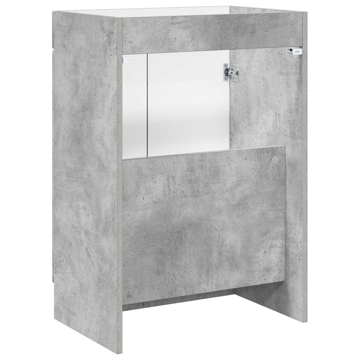 Bad møbel under vasken Betongrå 78,5 x 37,5 x 81 cm