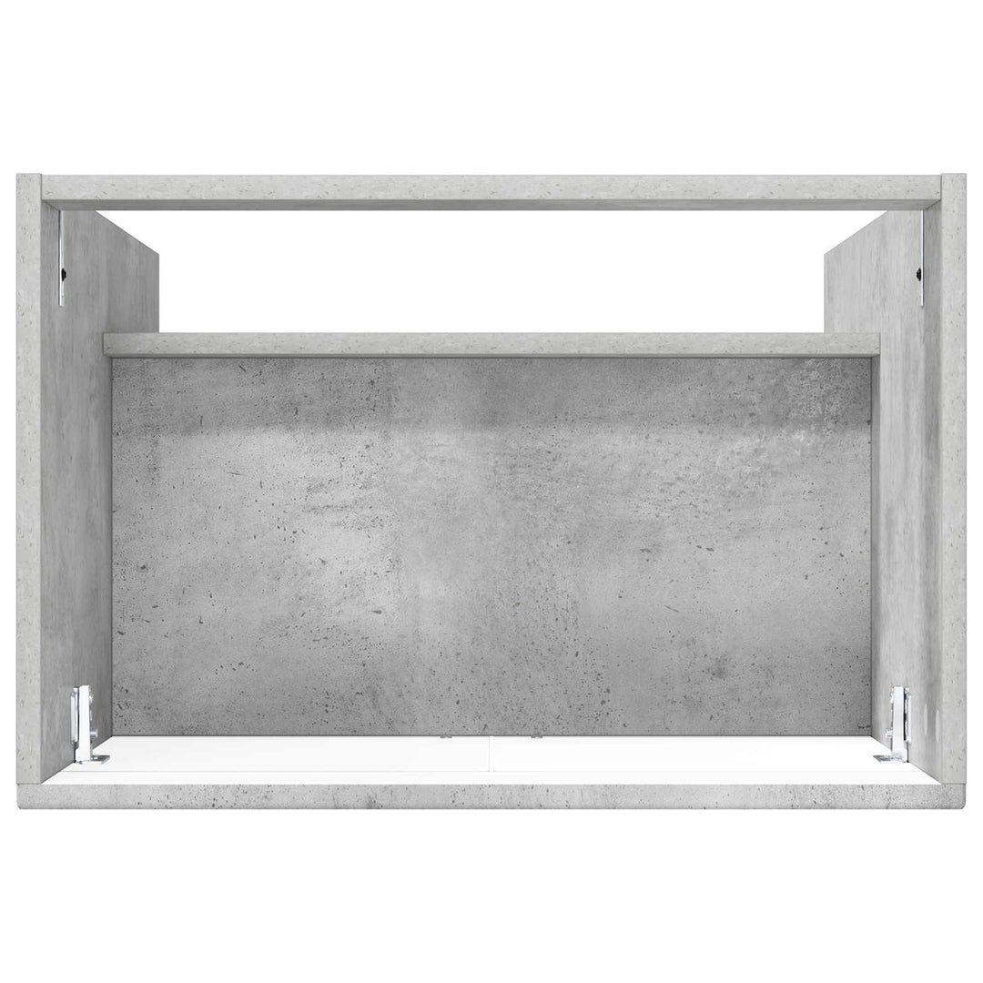 Bad møbel under vasken Betongrå 78,5 x 37,5 x 81 cm