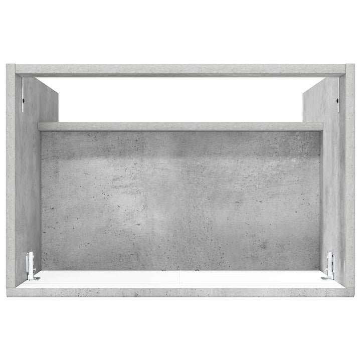 Bad møbel under vasken Betongrå 78,5 x 37,5 x 81 cm