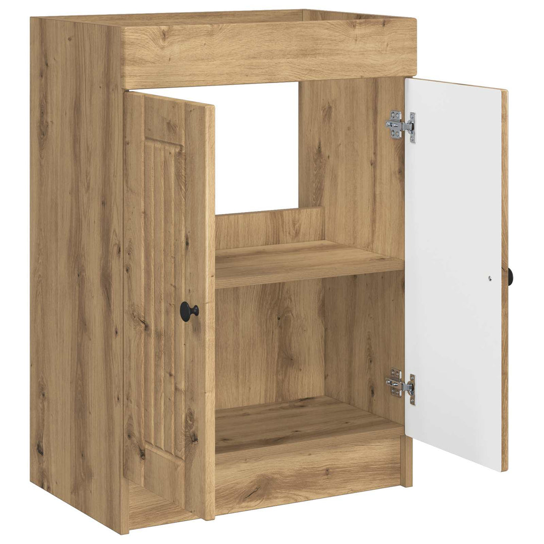 Bad møbel under vasken Artisan-eg 78,5 x 37,5 x 81 cm