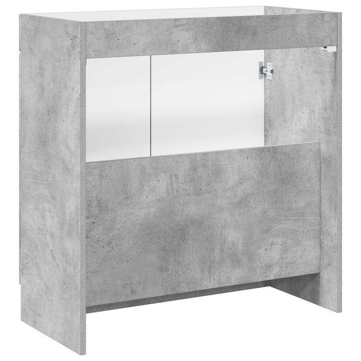 Bad møbel under vasken Betongrå 56 x 37,5 x 81 cm