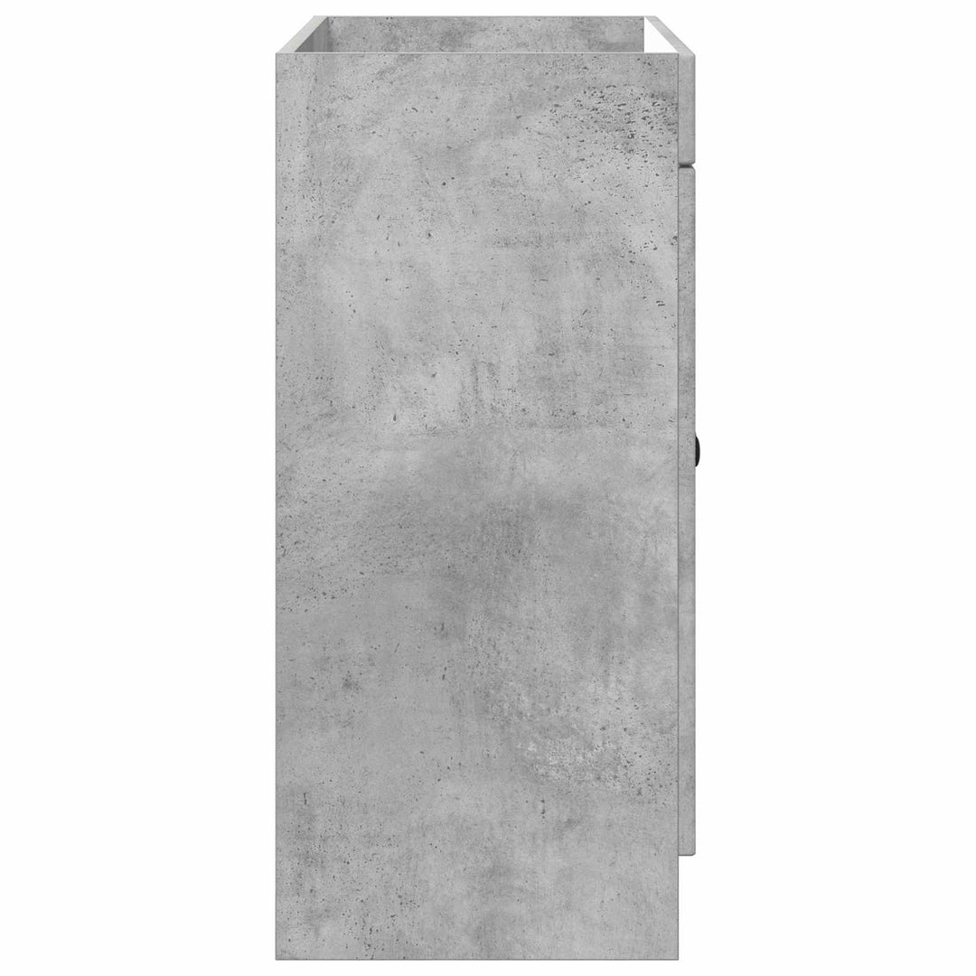 Bad møbel under vasken Betongrå 78,5 x 37,5 x 81 cm