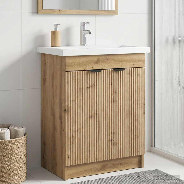 Bad møbel under vasken Artisan-eg 56 x 37,5 x 81 cm