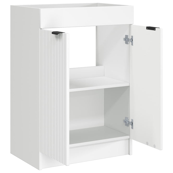 Bad møbel under vasken Hvid 78,5 x 37,5 x 81 cm Konstrueret træ