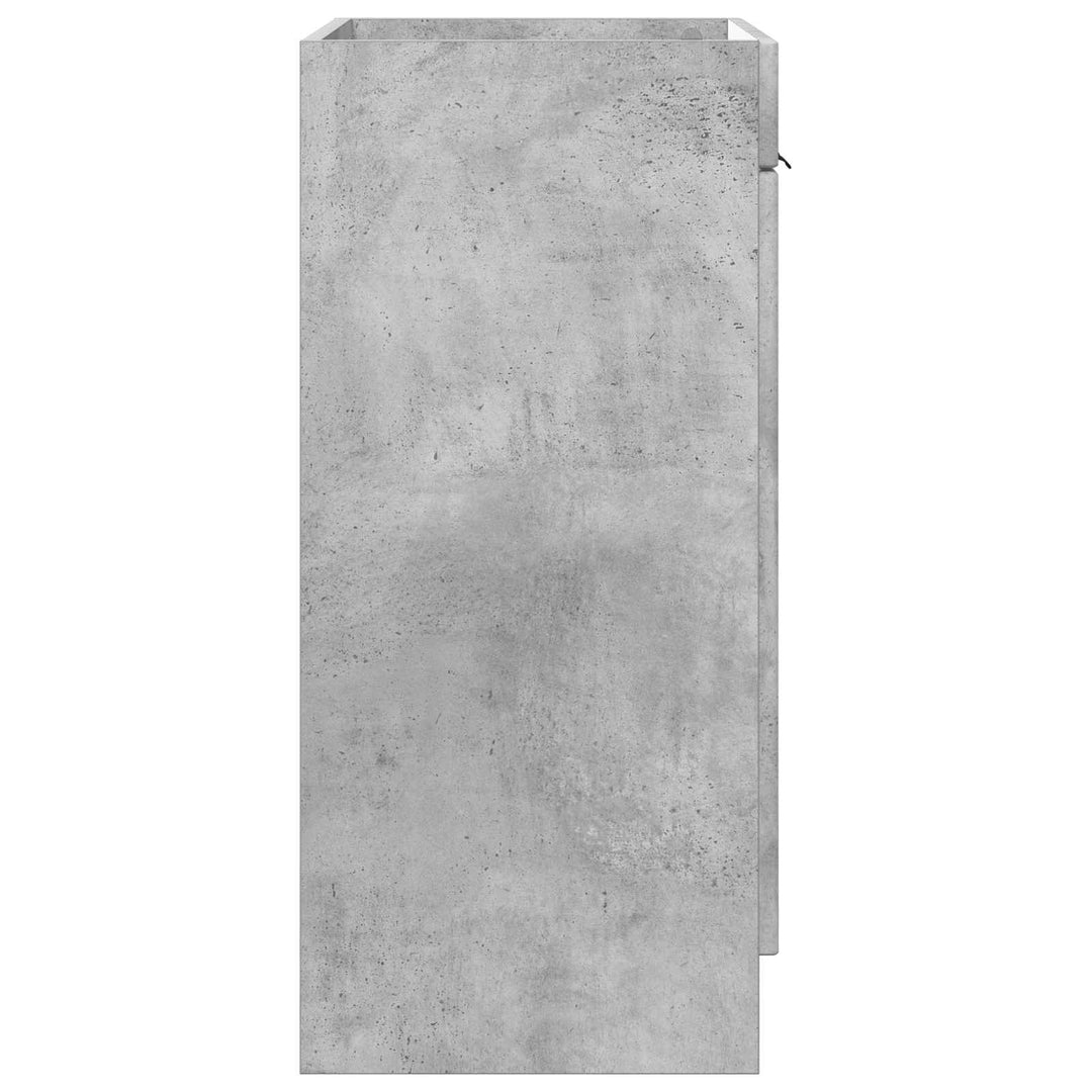 Bad møbel under vasken Betongrå 78,5 x 37,5 x 81 cm