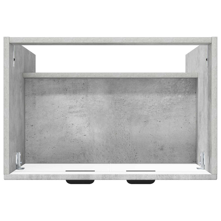 Bad møbel under vasken Betongrå 78,5 x 37,5 x 81 cm