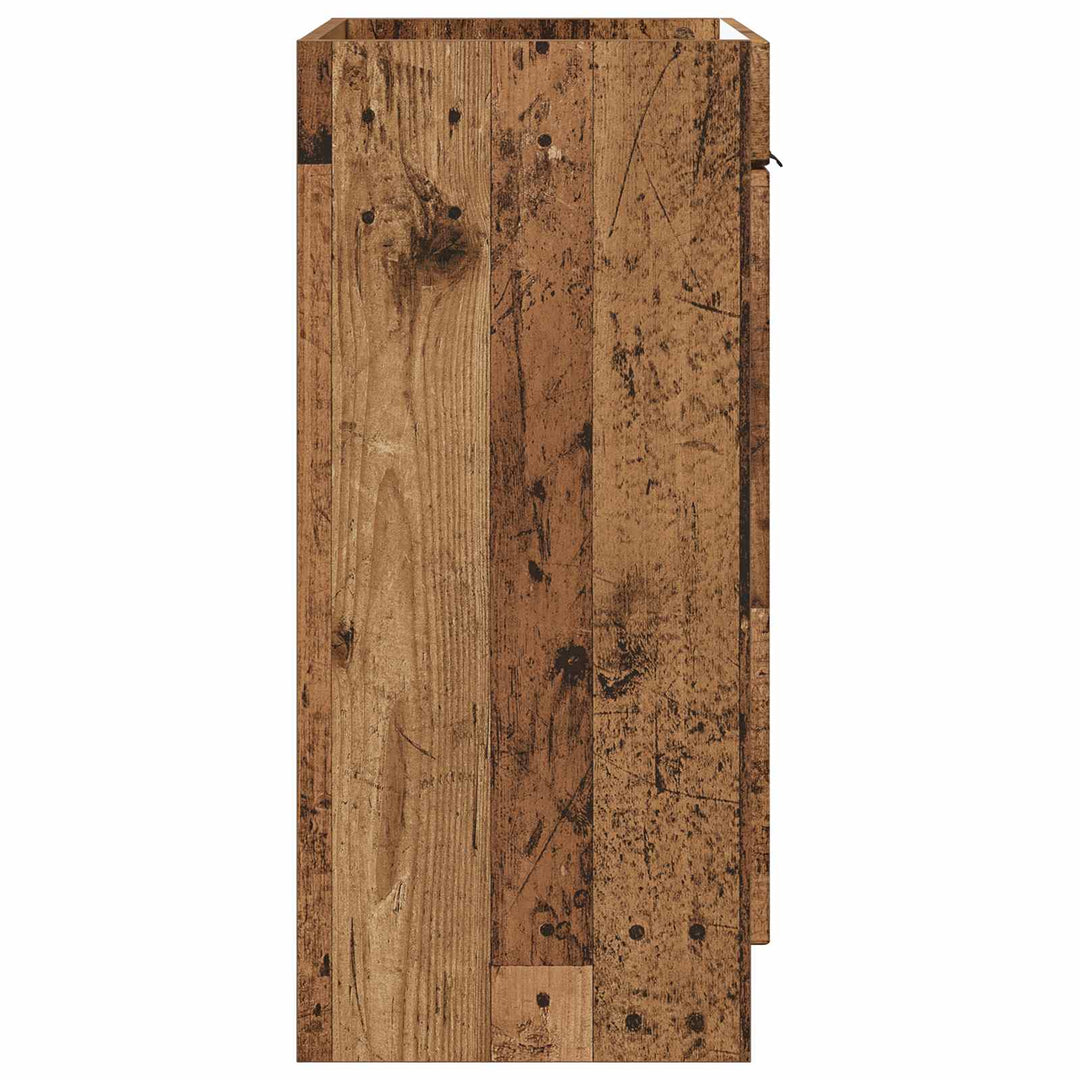 Bad møbel under vasken Gammelt træ 78,5 x 37,5 x 81 cm