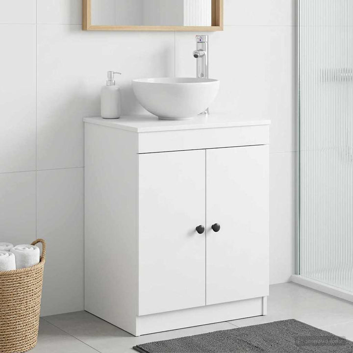 Badeværelsesskab Hvid 54 x 41 x 70 cm Konstrueret træ