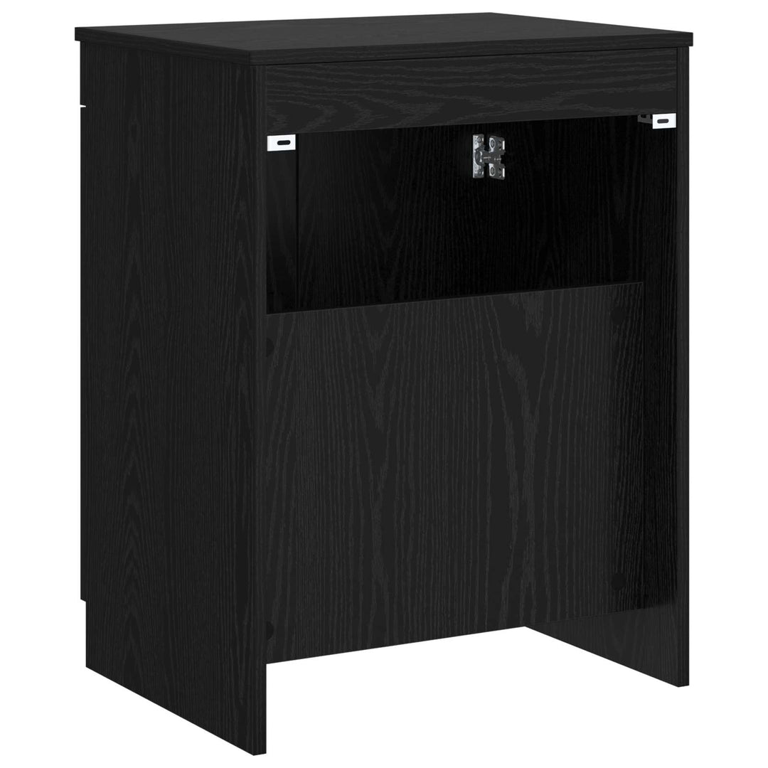 Badeværelsesskab Sort 54 x 41 x 70 cm Konstrueret træ