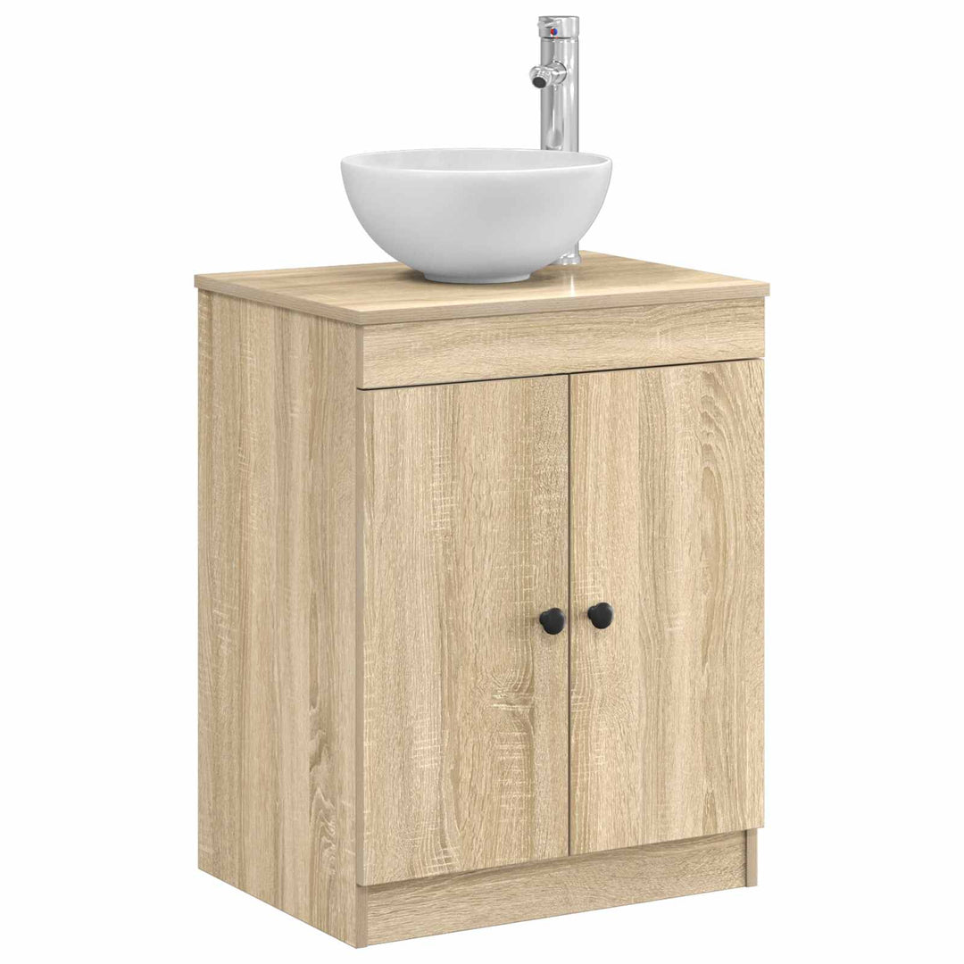 Badeværelsesskab Sonoma-eg 54 x 41 x 70 cm Konstrueret træ