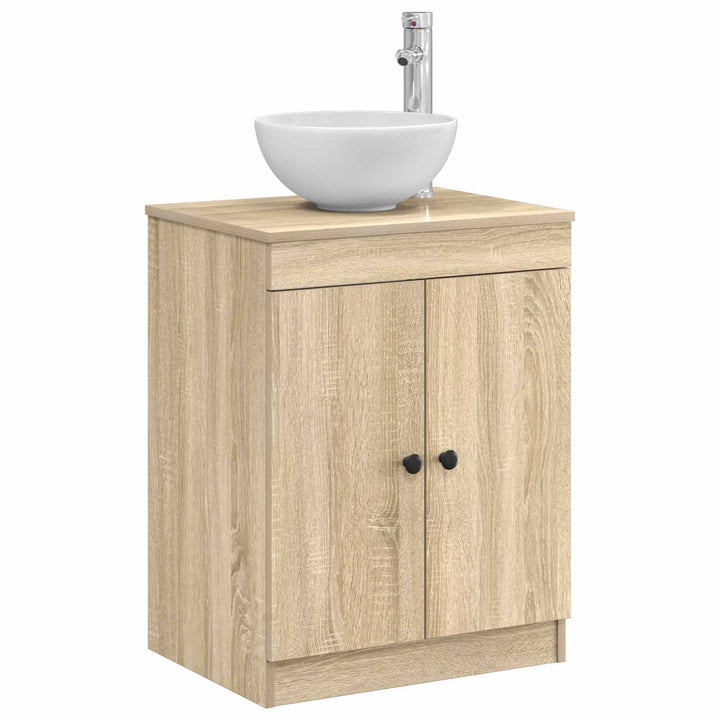 Badeværelsesskab Sonoma-eg 54 x 41 x 70 cm Konstrueret træ