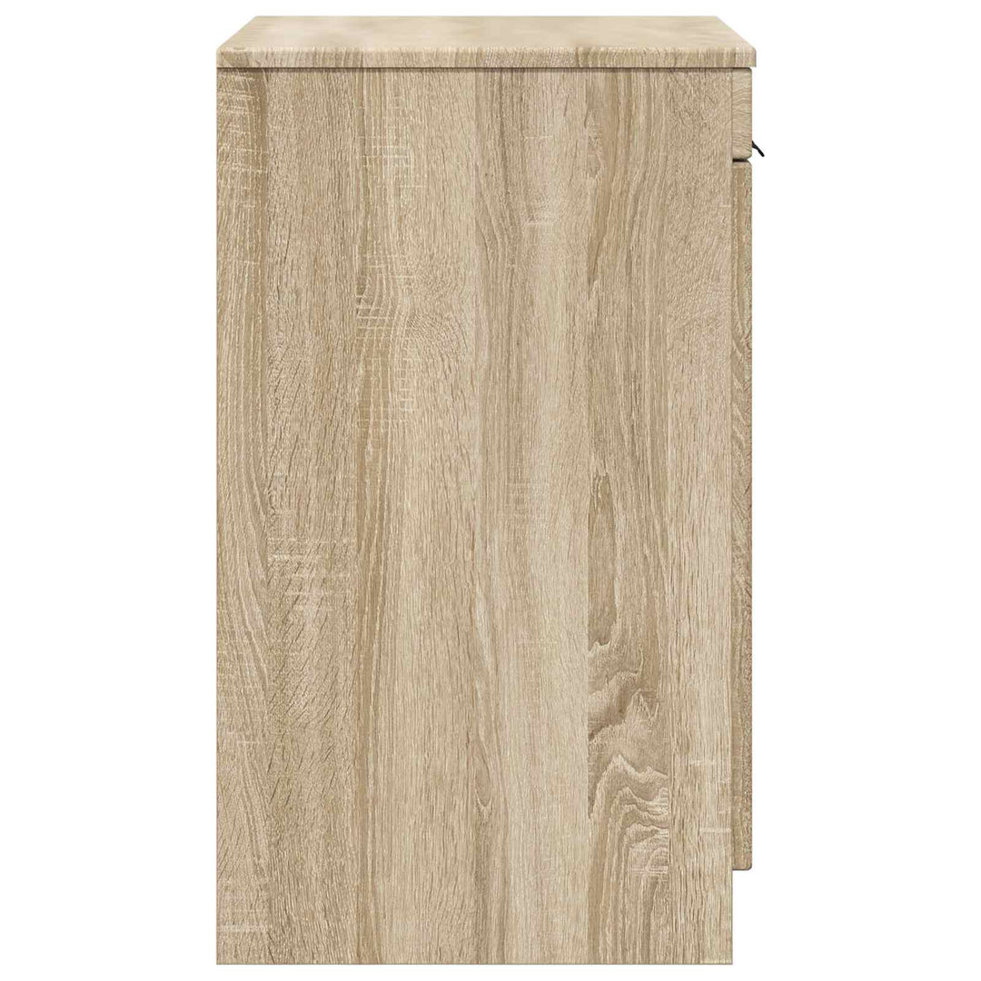 Badeværelsesskab Sonoma-eg 54 x 41 x 70 cm Konstrueret træ