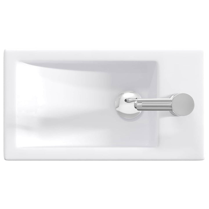 Badeværelses vaskeskål Krom 45,5 x 25,5 x 13 cm Metal