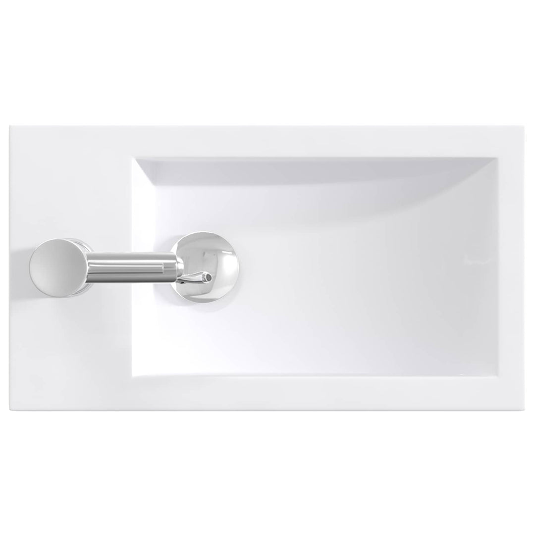 Badeværelses vaskeskål Krom 45,5 x 25,5 x 13 cm Metal