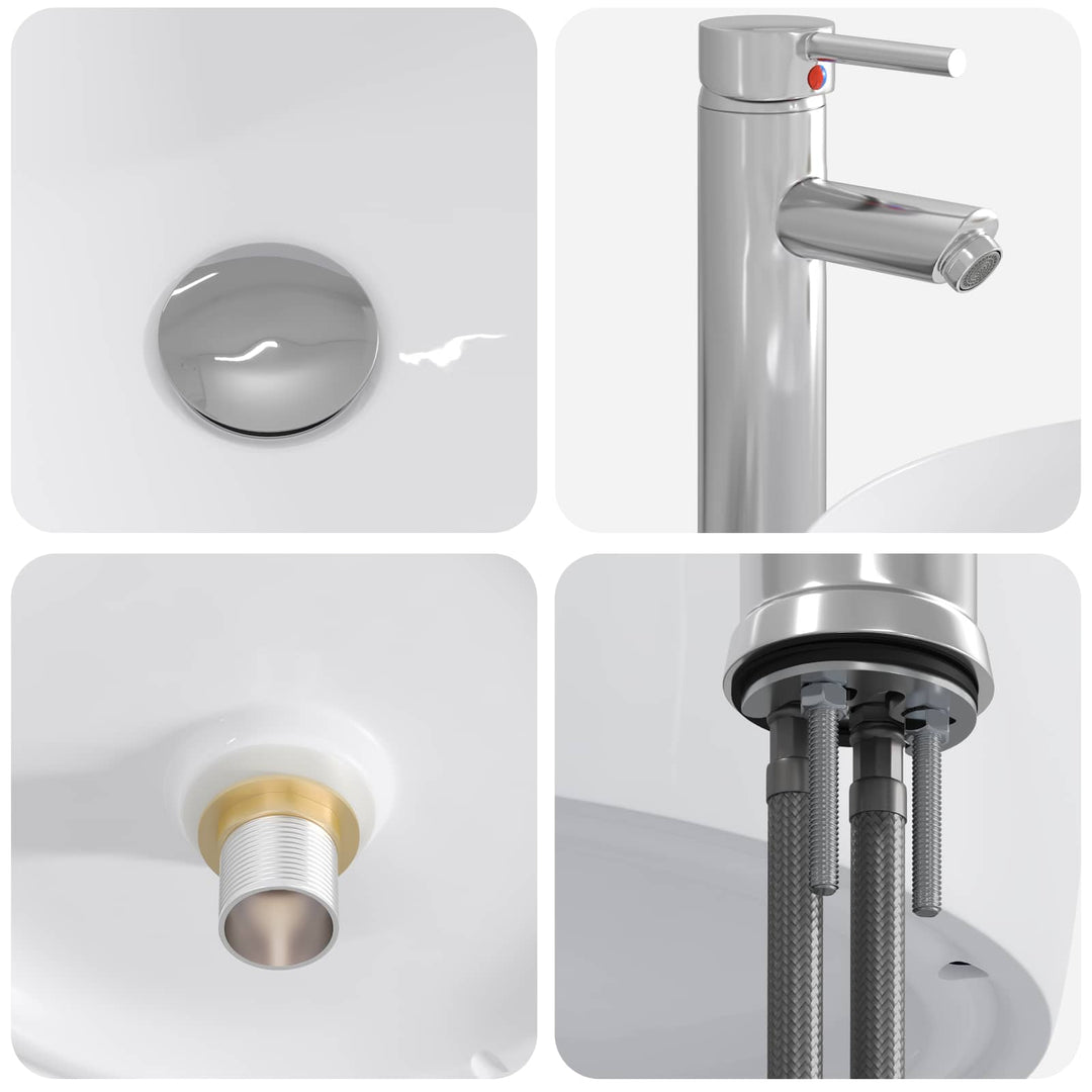 Væghængt håndvask skab Røget eg 49,5 x 44,5 x 65,5 cm
