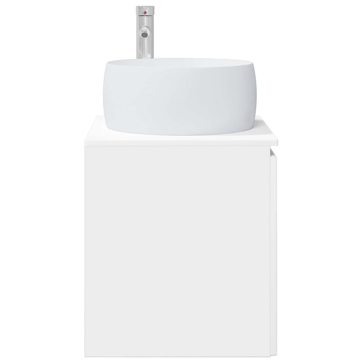 Væghængt håndvask skab Hvid 49,5 x 44,5 x 66 cm Konstrueret træ