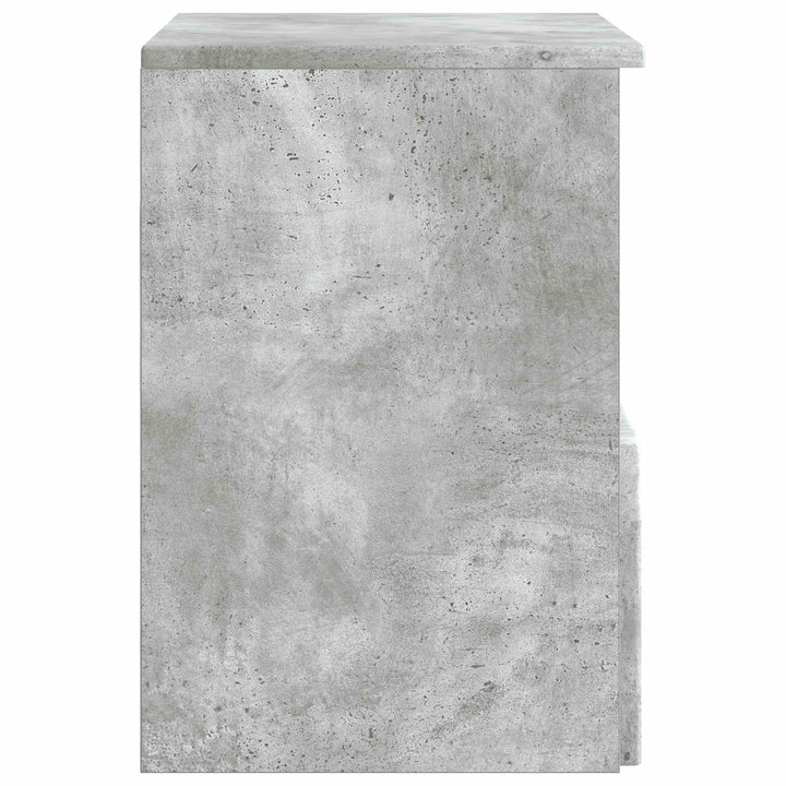 Badeværelsesskab Betongrå 30 x 35 x 50 cm Konstrueret træ
