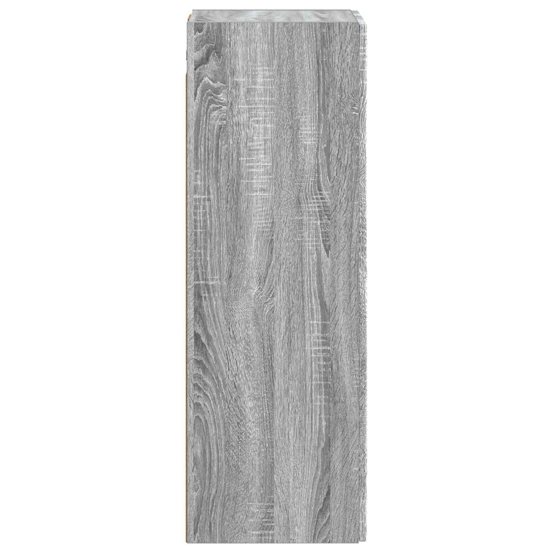 Vægmonteret Badeværelsesskab Grå Sonoma 33 x 34,5 x 100 cm