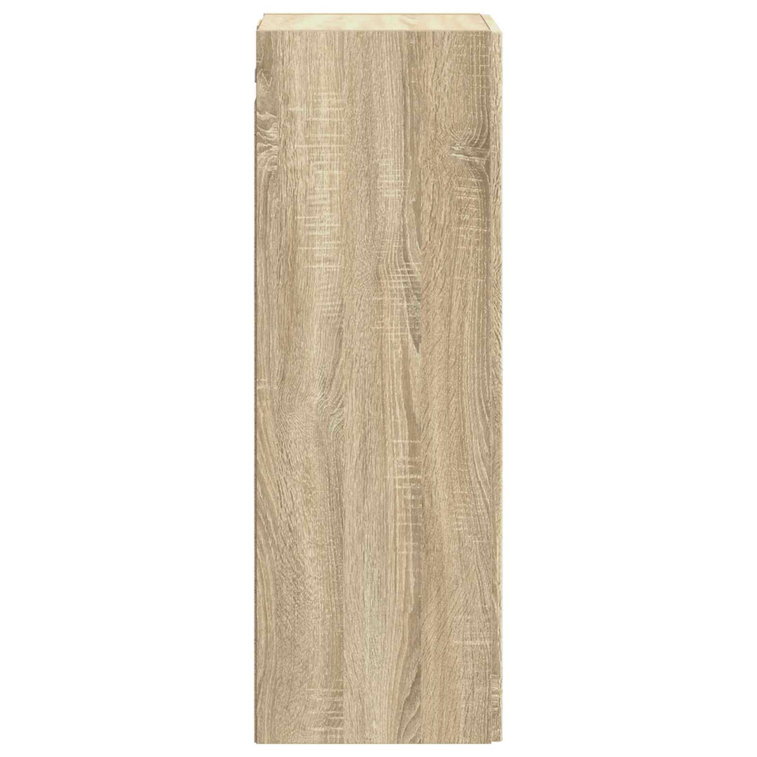 Vægmonteret Badeværelsesskab Sonoma-eg 33 x 34,5 x 60 cm