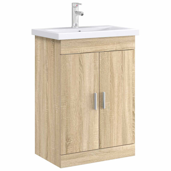 Badeværelse Under Vask Skab Sonoma-eg 56 x 37,5 x 81 cm