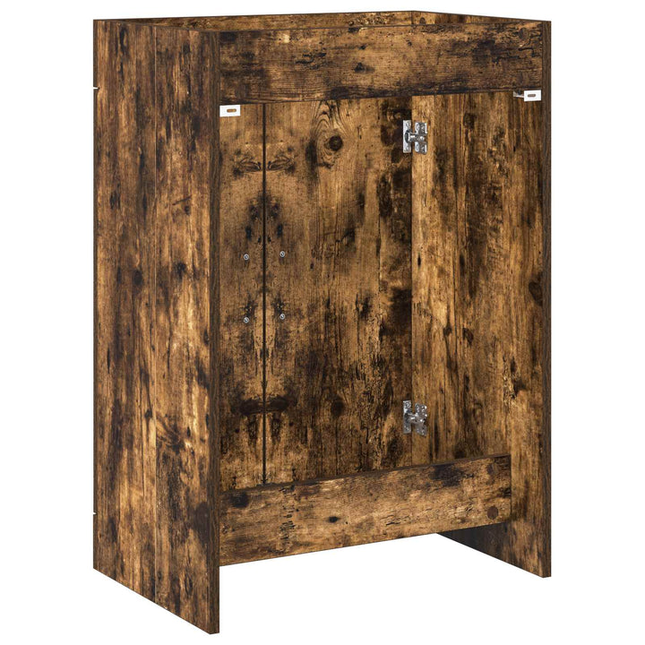 Badeværelse Under Vask Skab Røget eg 56 x 37,5 x 81 cm
