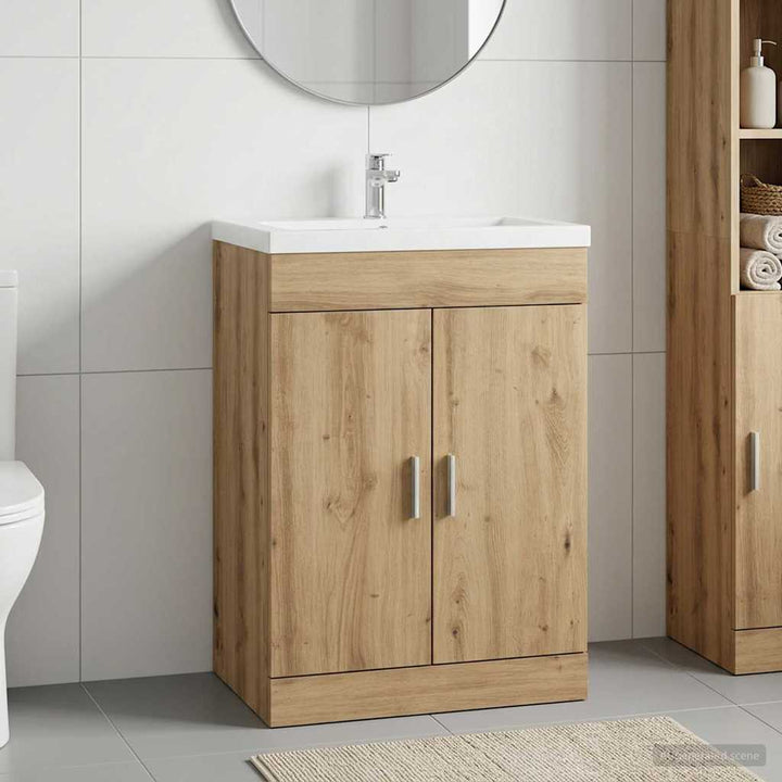 Badeværelse Under Vask Skab Artisan-eg 56 x 37,5 x 81 cm
