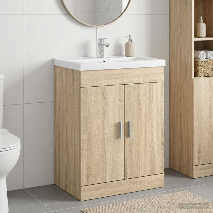 Badeværelse Under Vask Skab Sonoma-eg 78,5 x 37,5 x 81 cm