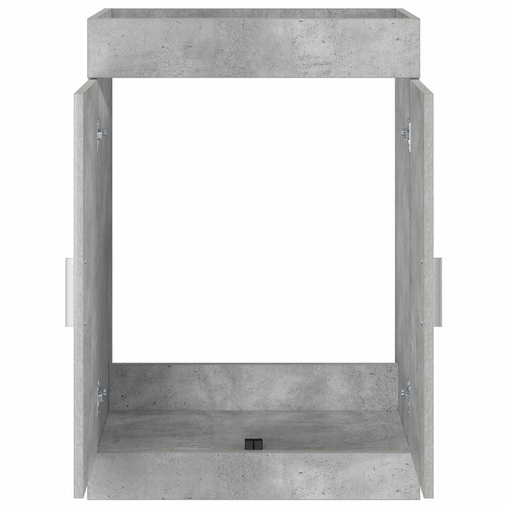 Badeværelse Under Vask Skab Betongrå 78,5 x 37,5 x 81 cm