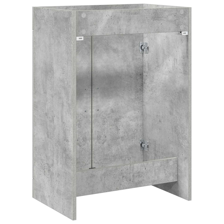 Badeværelse Under Vask Skab Betongrå 78,5 x 37,5 x 81 cm